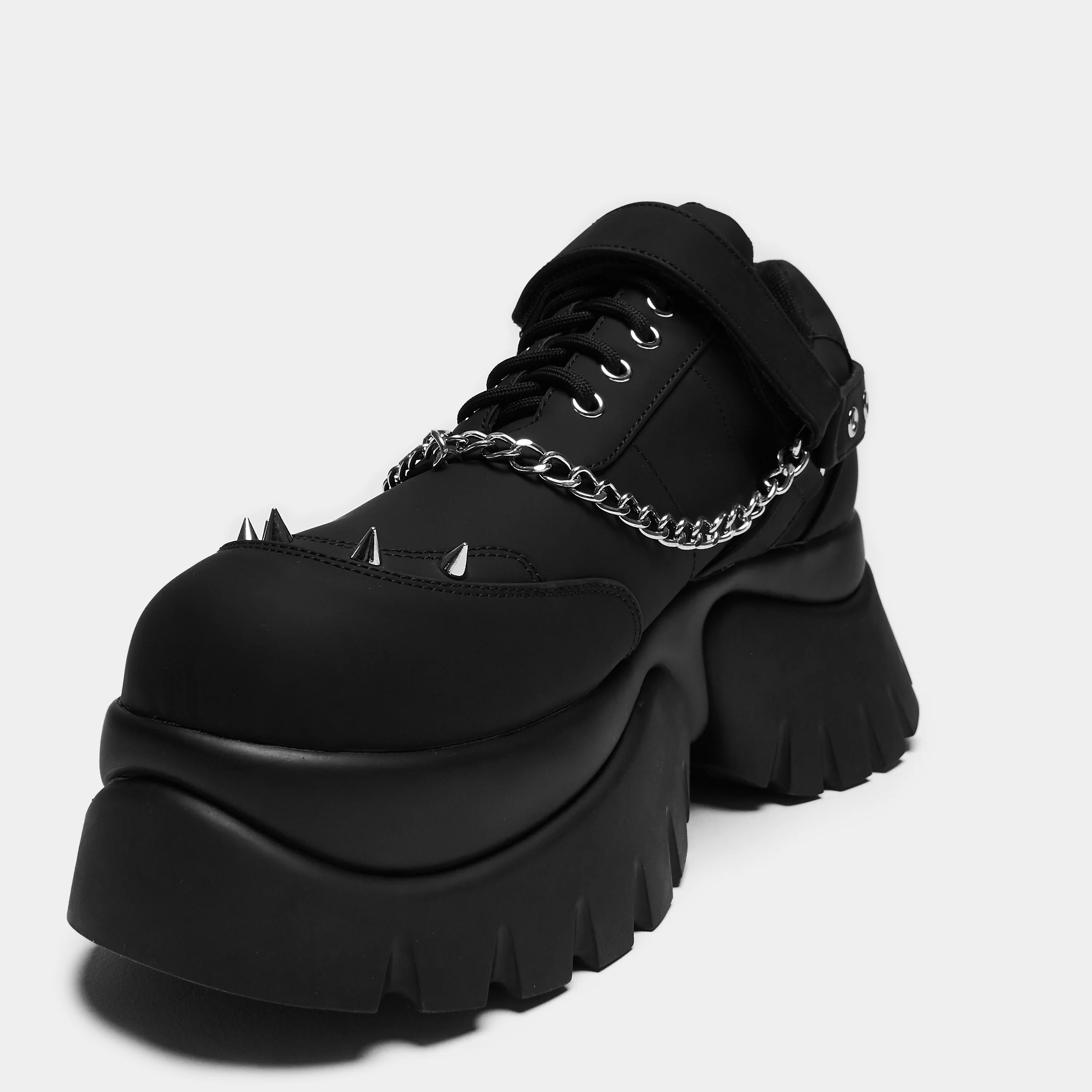 Allsander Men's Platform Trainers - Black - Image 9