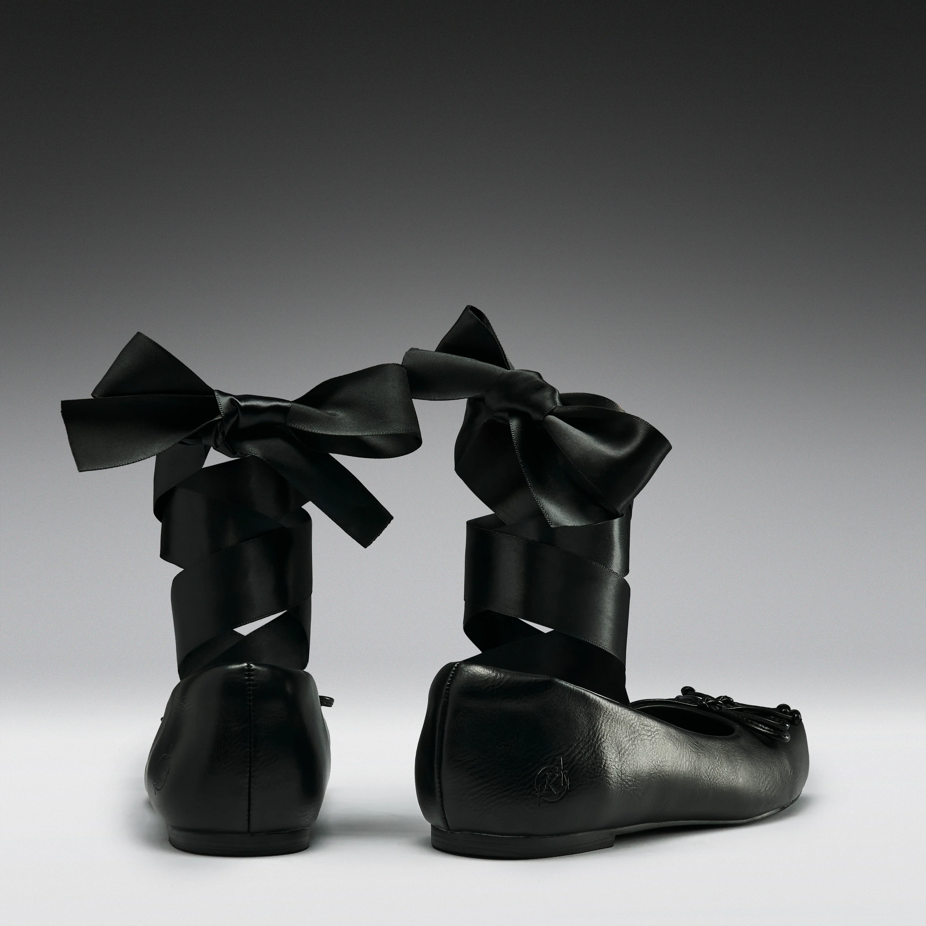 Blithe Metal Toe Ballet Flats- Black- PRE ORDER - Image 4