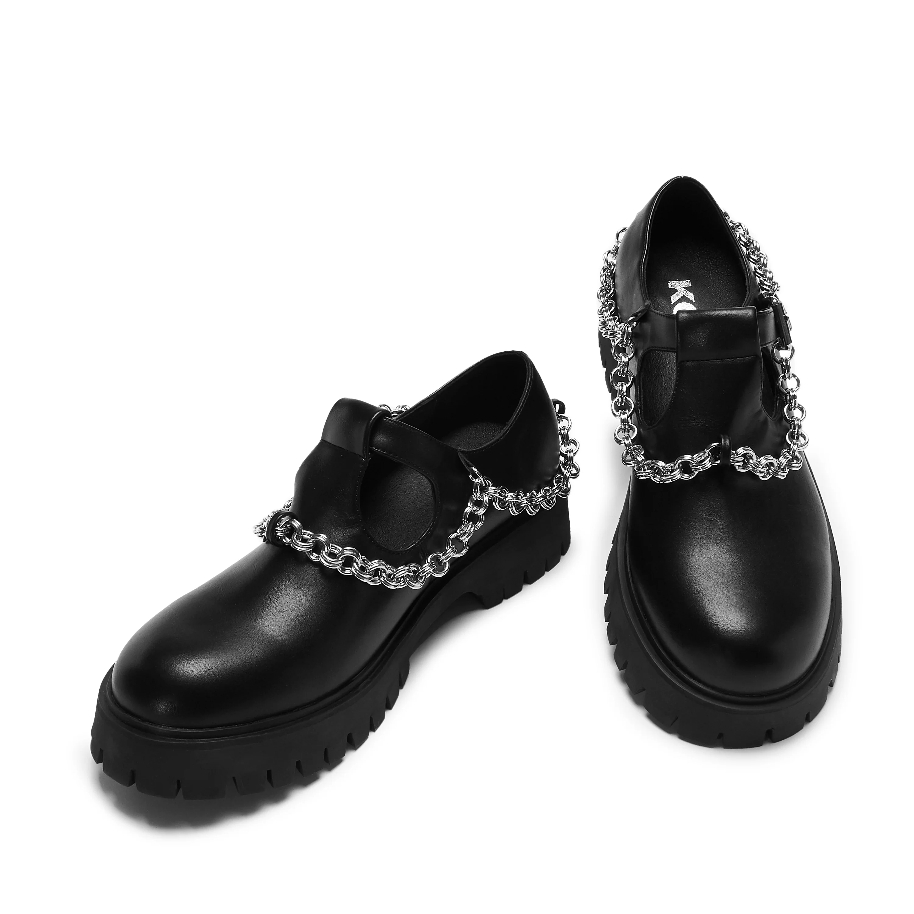 Cosmere Men's Chain Mary Janes - Black - Image 7