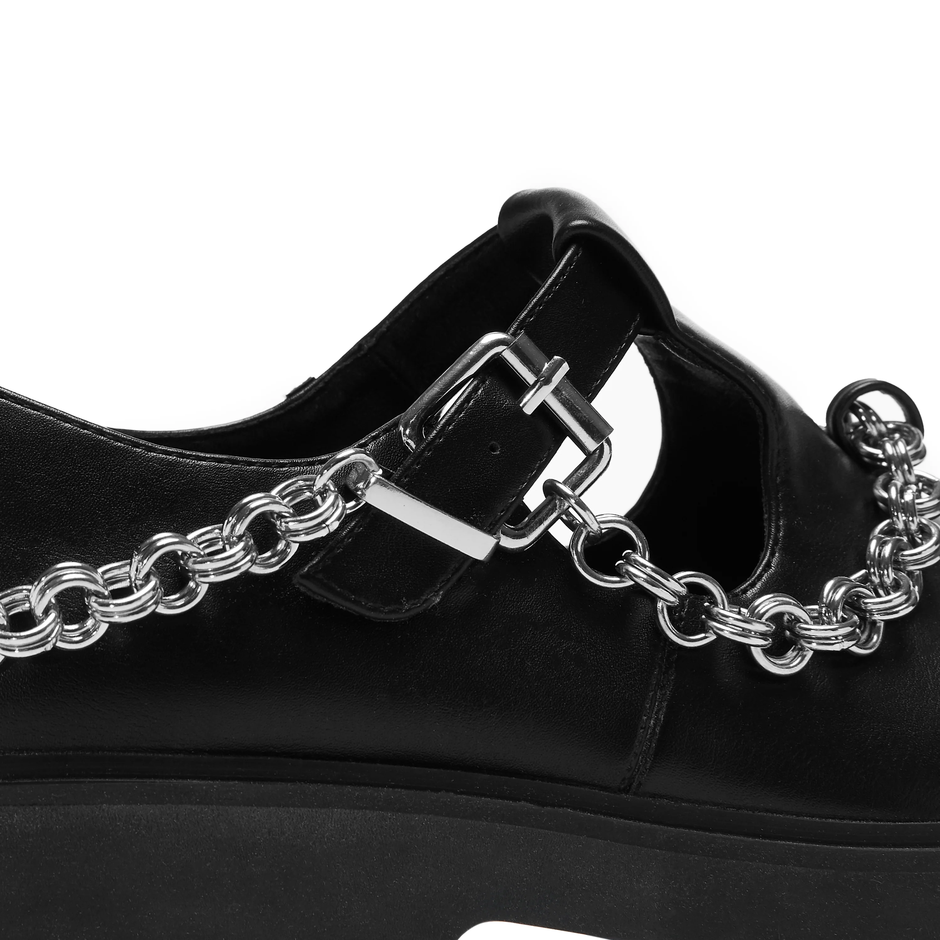 Cosmere Men's Chain Mary Janes - Black - Image 9