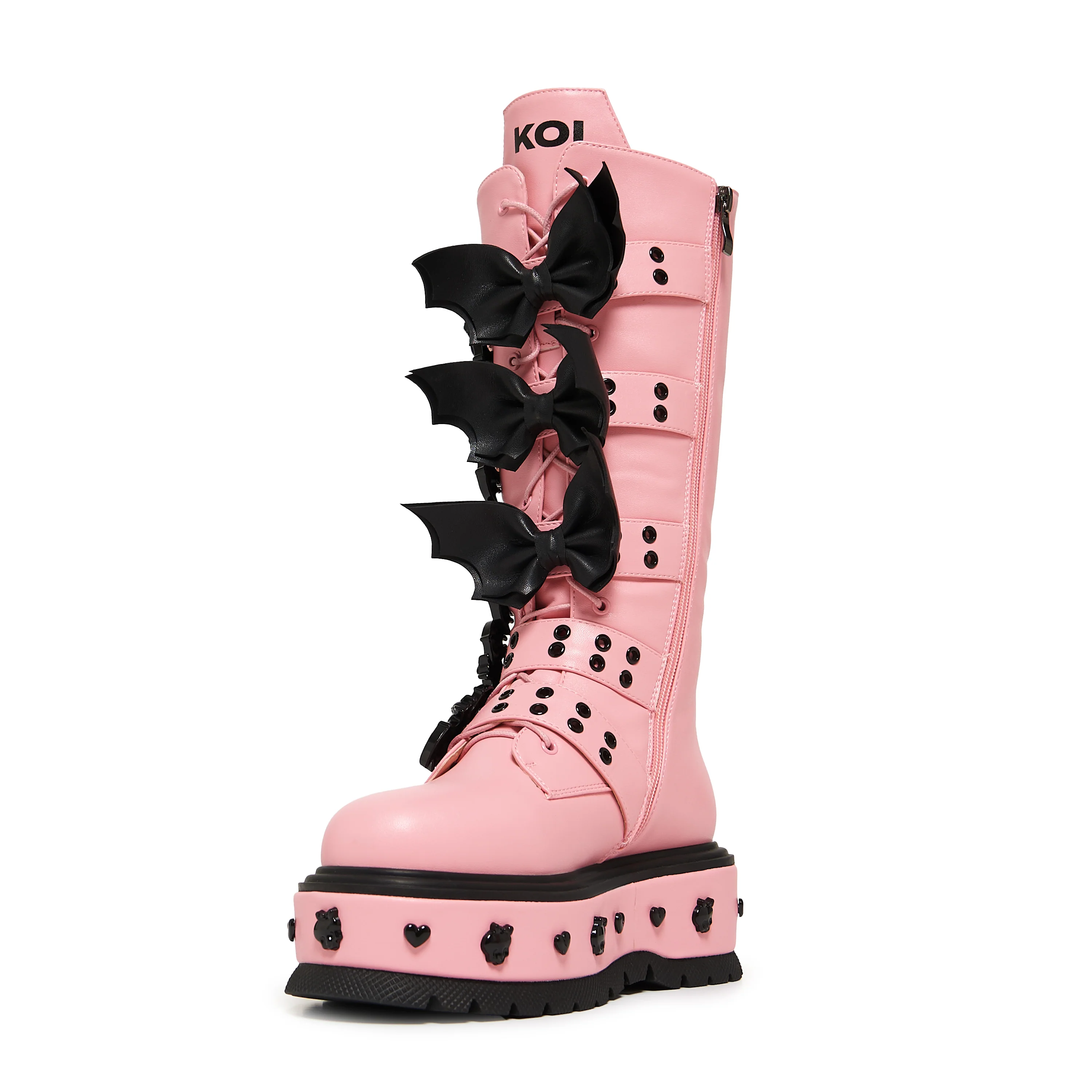 Count Fabulous Long Boots - Pink - Image 4