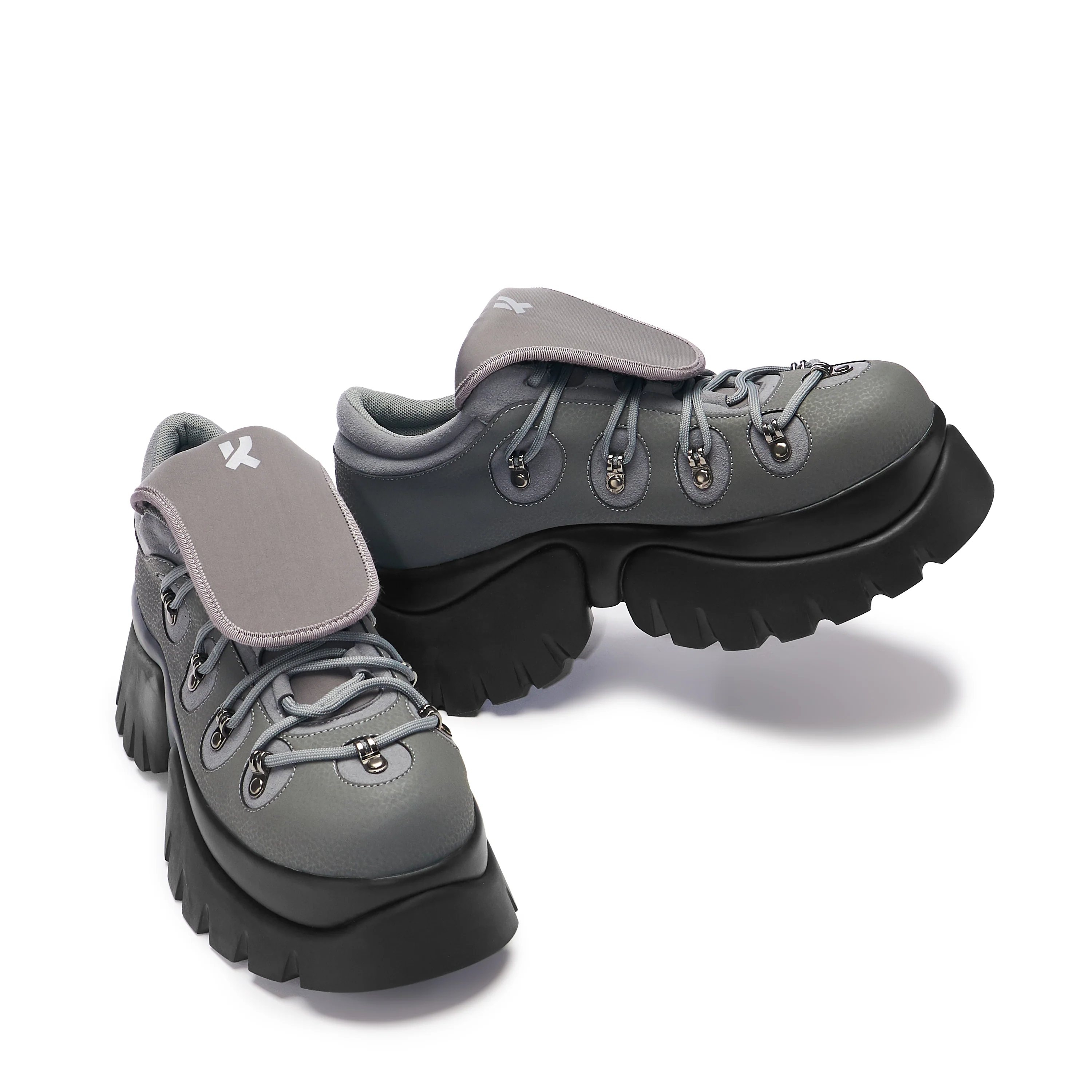 Dawnguard Men's Xtra Platform Trainers - Shadow - Image 6