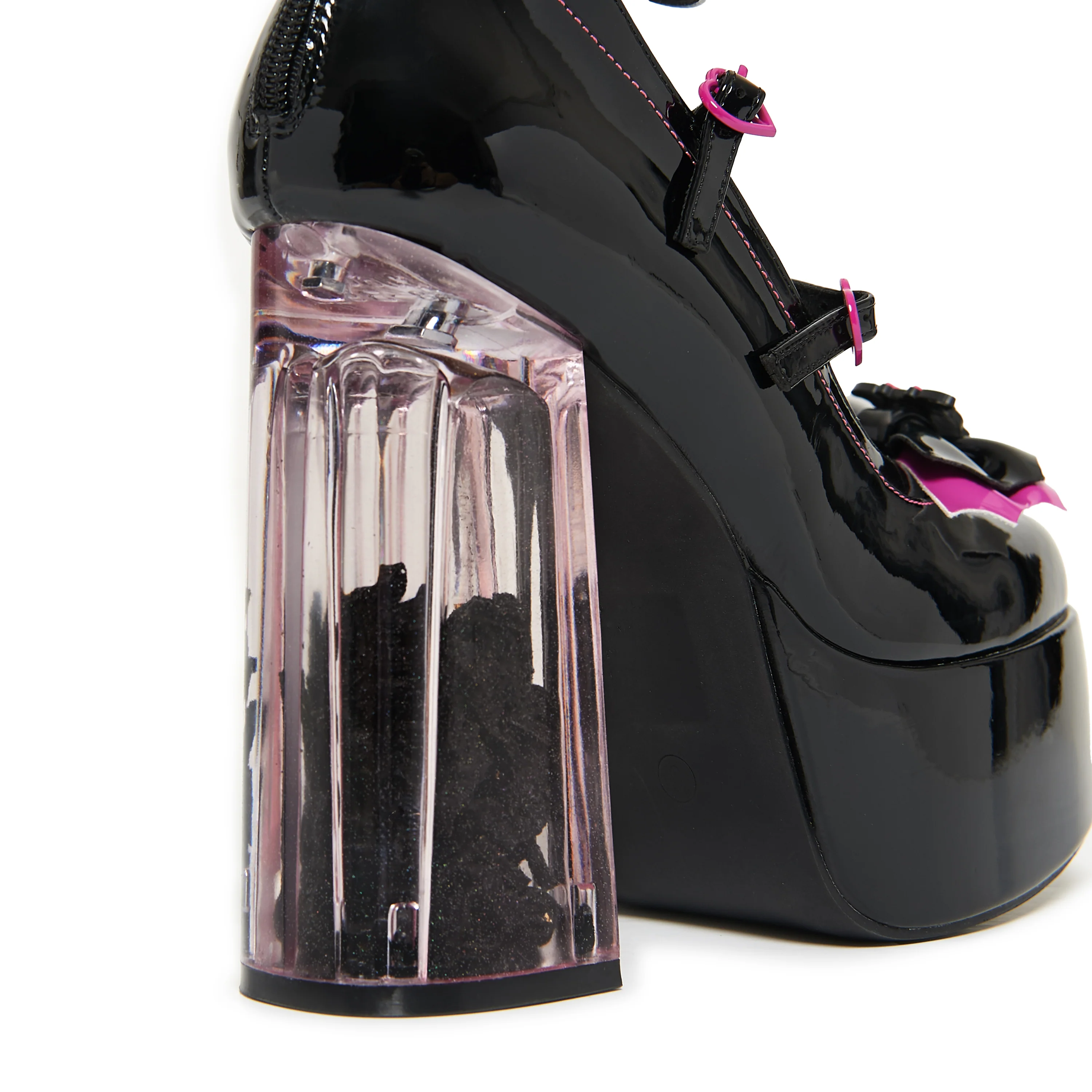 Dead Tired Strappy Platform Coffin Heels - Image 4