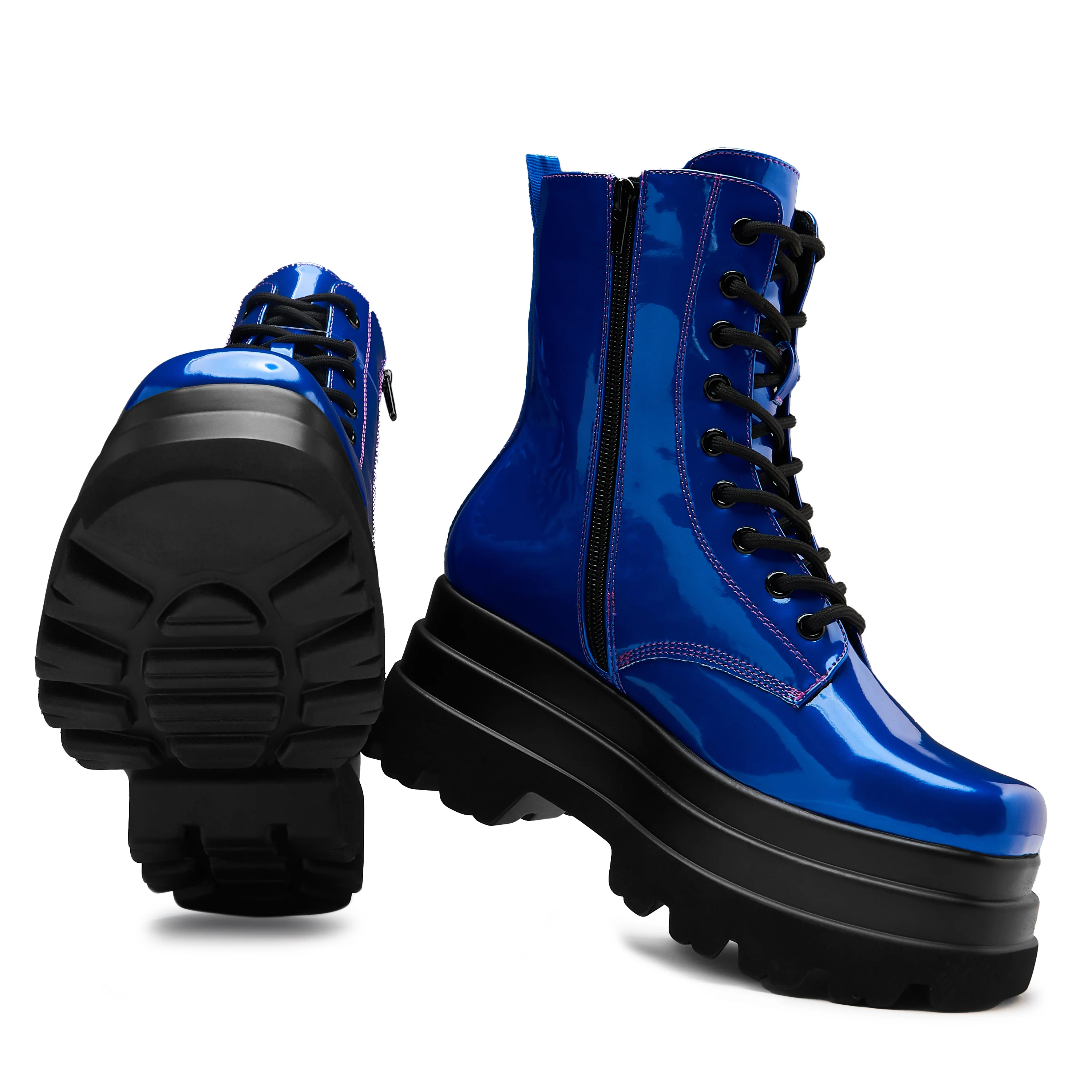 Deathwatch Trident Platform Boots - Cobalt Blue - Image 4