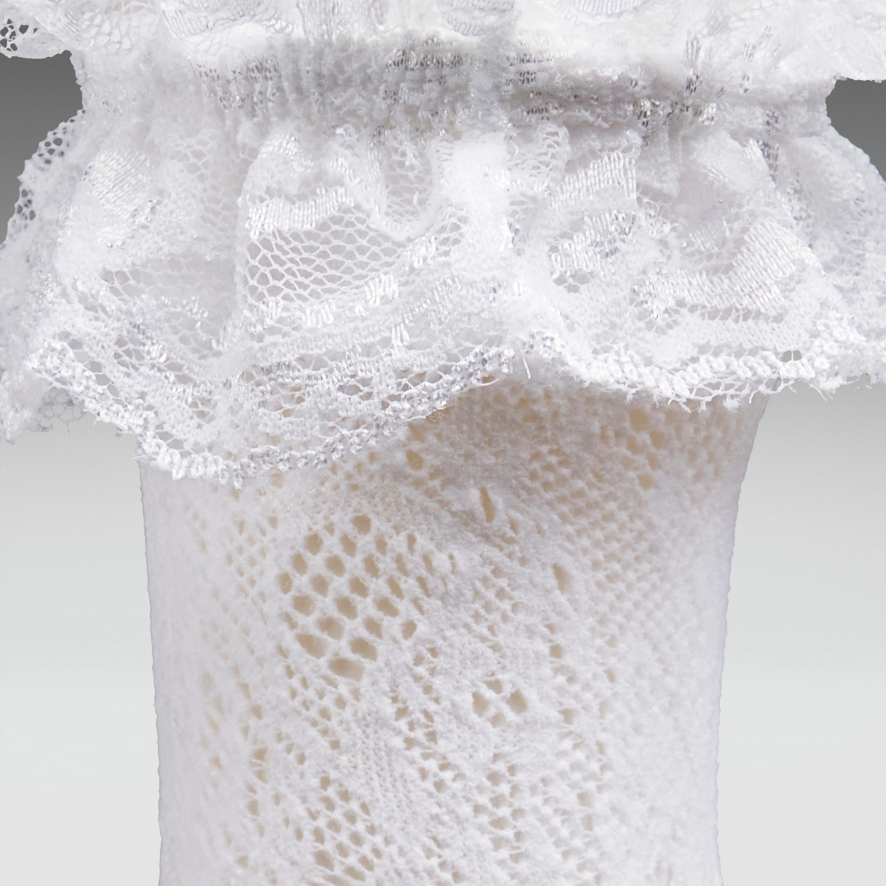 Fervor White Lace Socks - Image 2