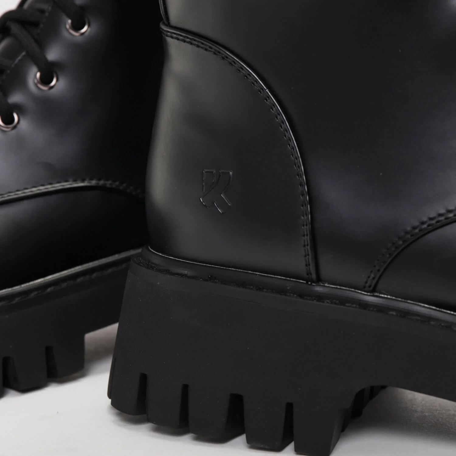 Gimli Men's Black Square Toe Lace Up Boots - Image 7