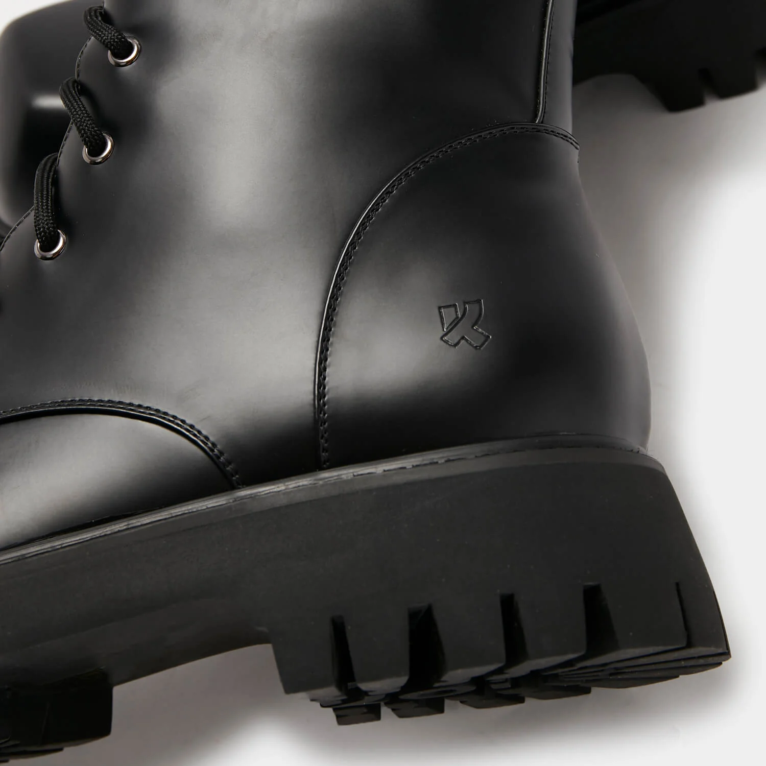 Gimli Men's Black Square Toe Lace Up Boots - Image 8
