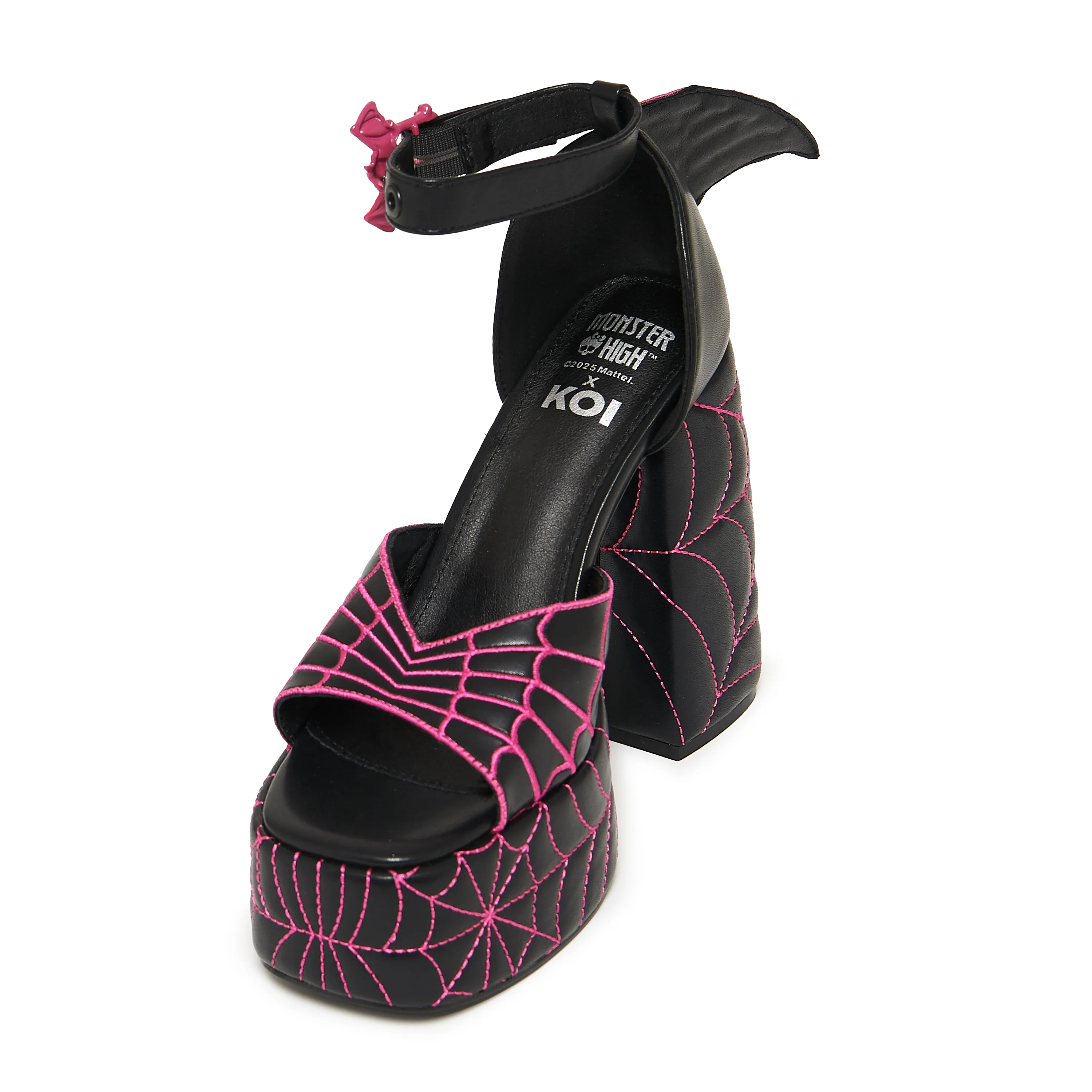 Haunt Couture Padded Chunky Heels - Black - Image 4