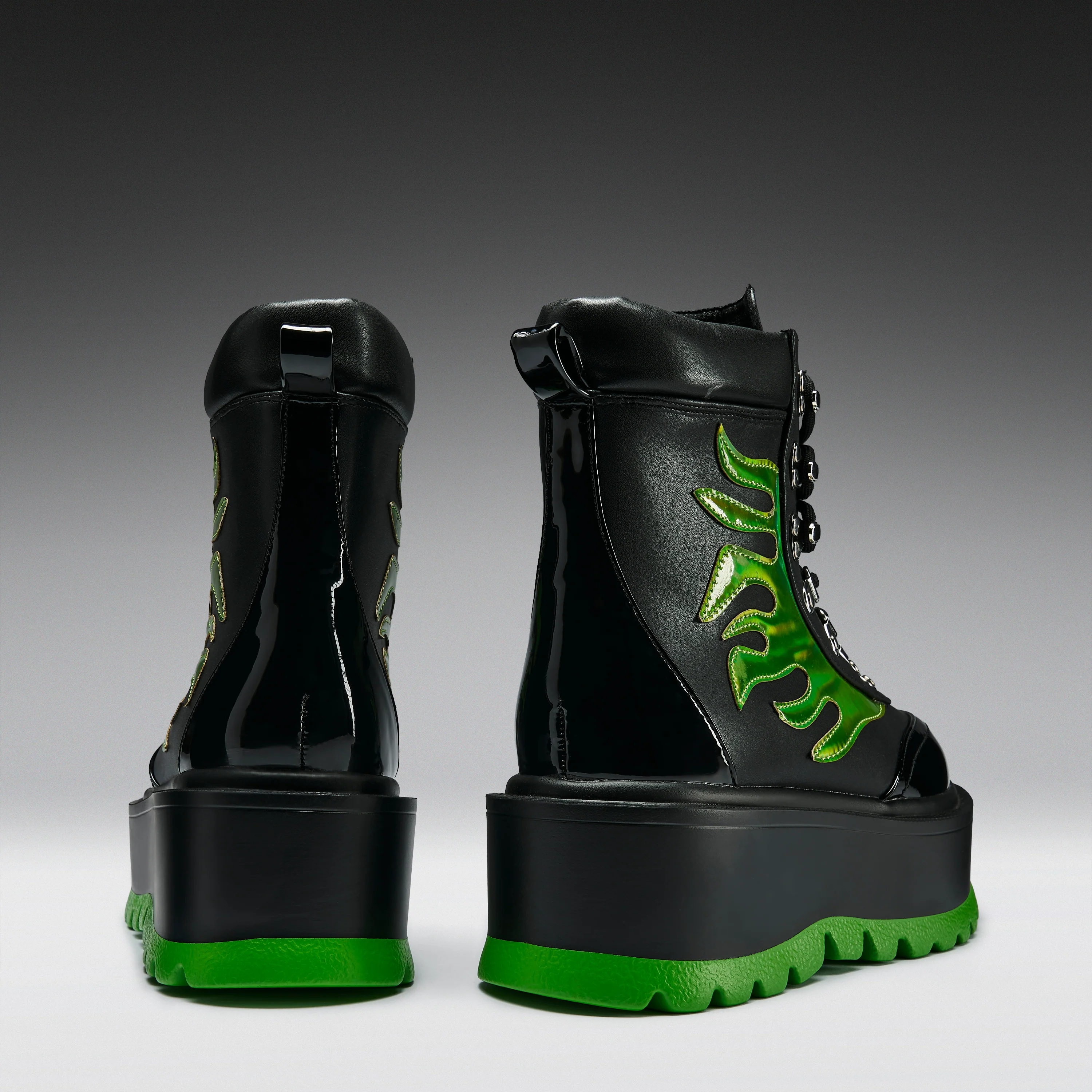 CHA CHA CHA Hologram Flame Boots - Image 5