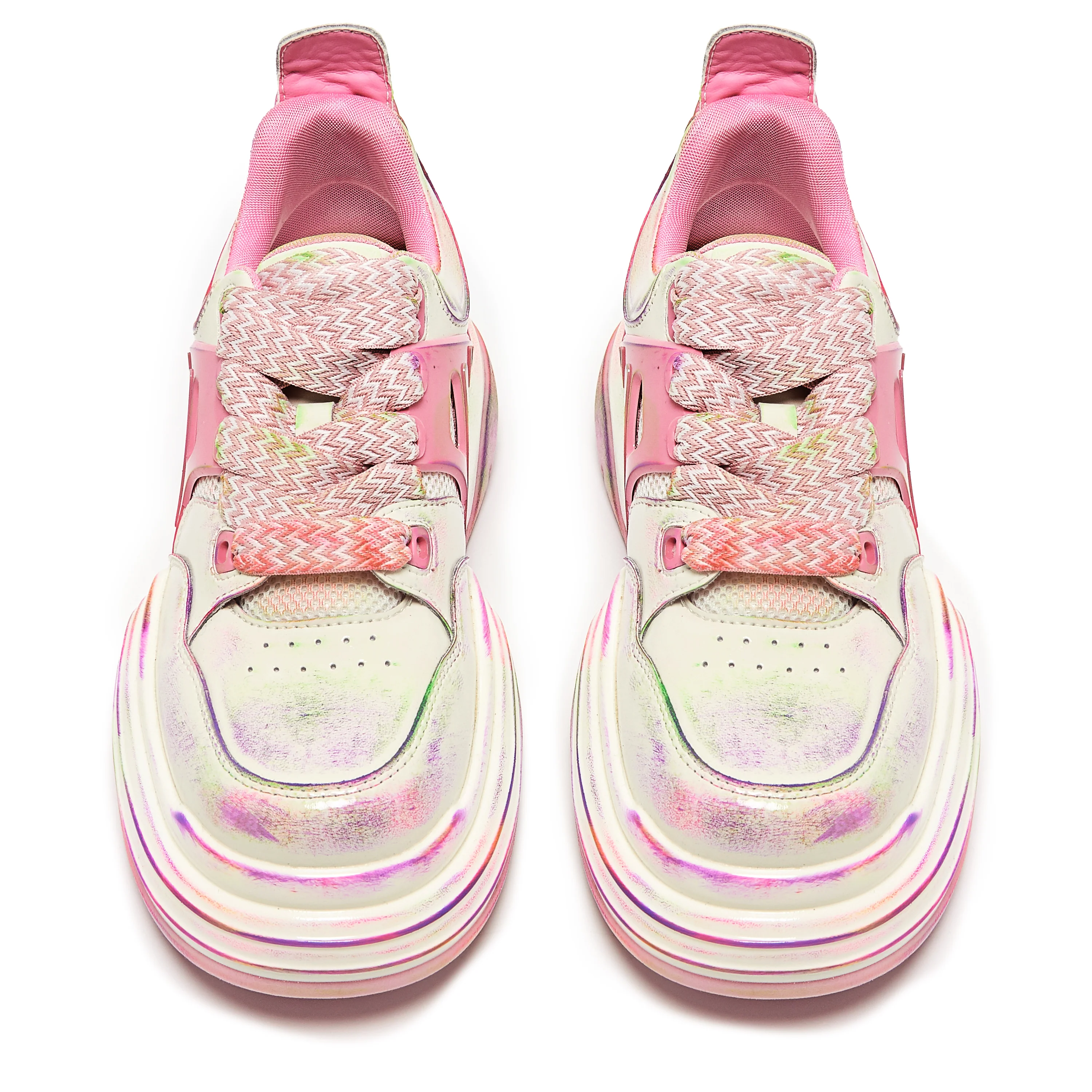 Kaleidoscopic Platform Trainers - Rainbow - Image 3