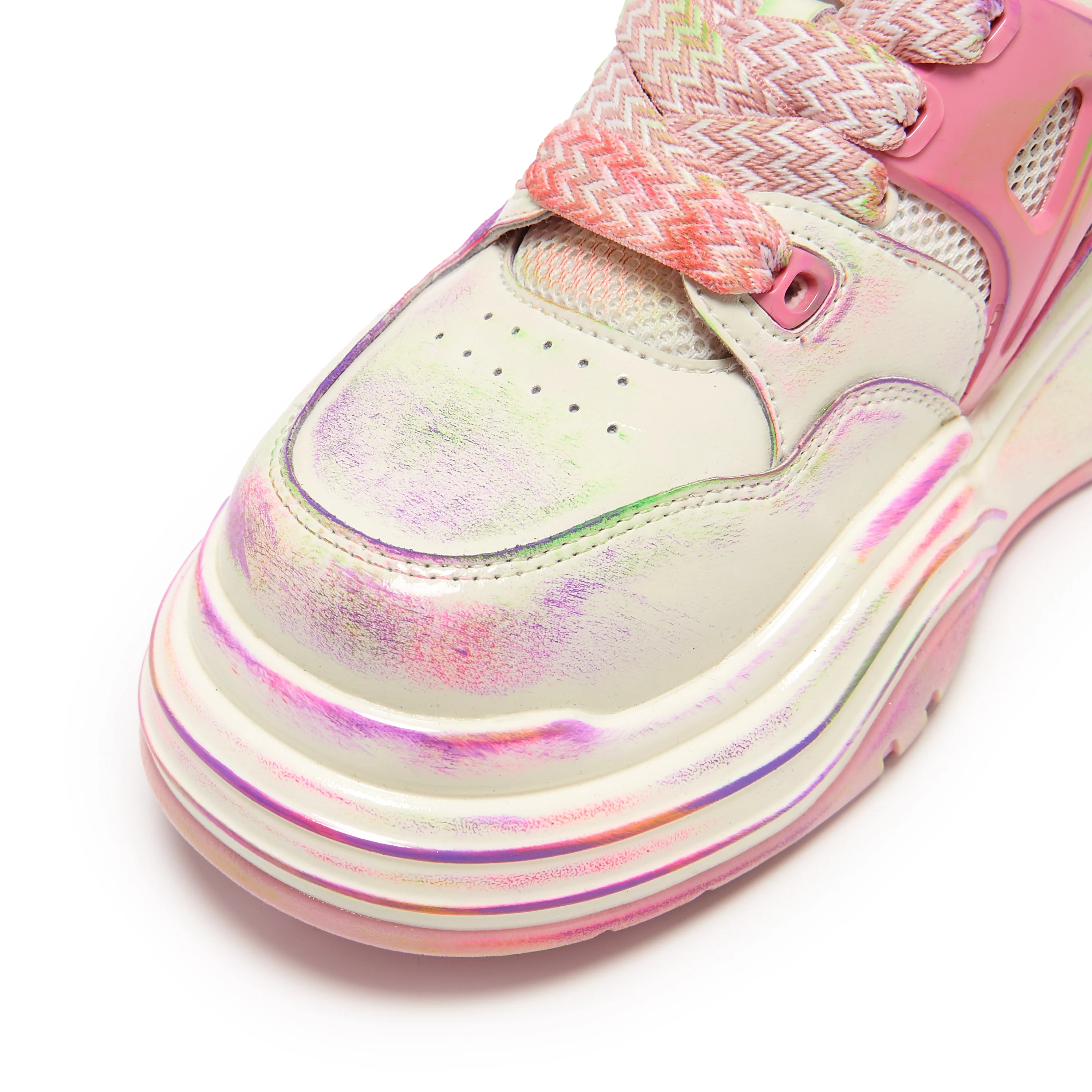 Kaleidoscopic Platform Trainers - Rainbow - Image 4