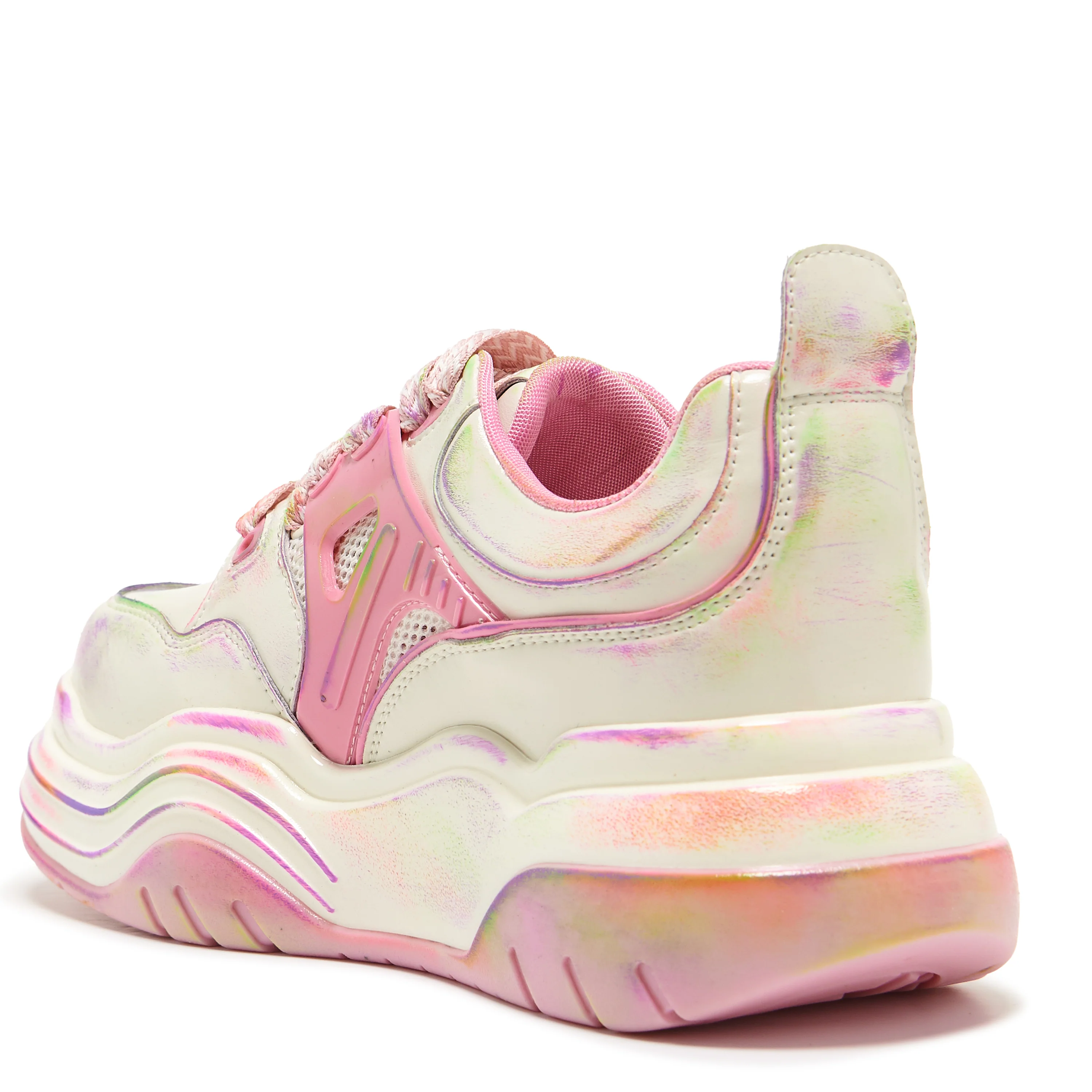 Kaleidoscopic Platform Trainers - Rainbow - Image 5