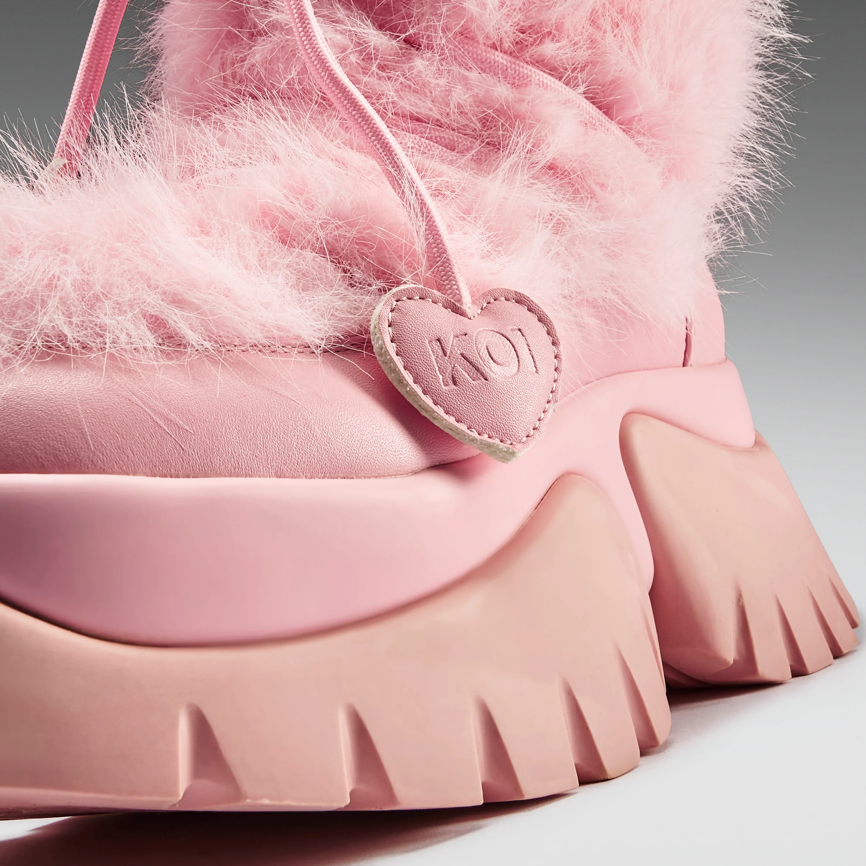 Kawaii Sasquatch Fluffy Snow Boots - Pink - Image 4