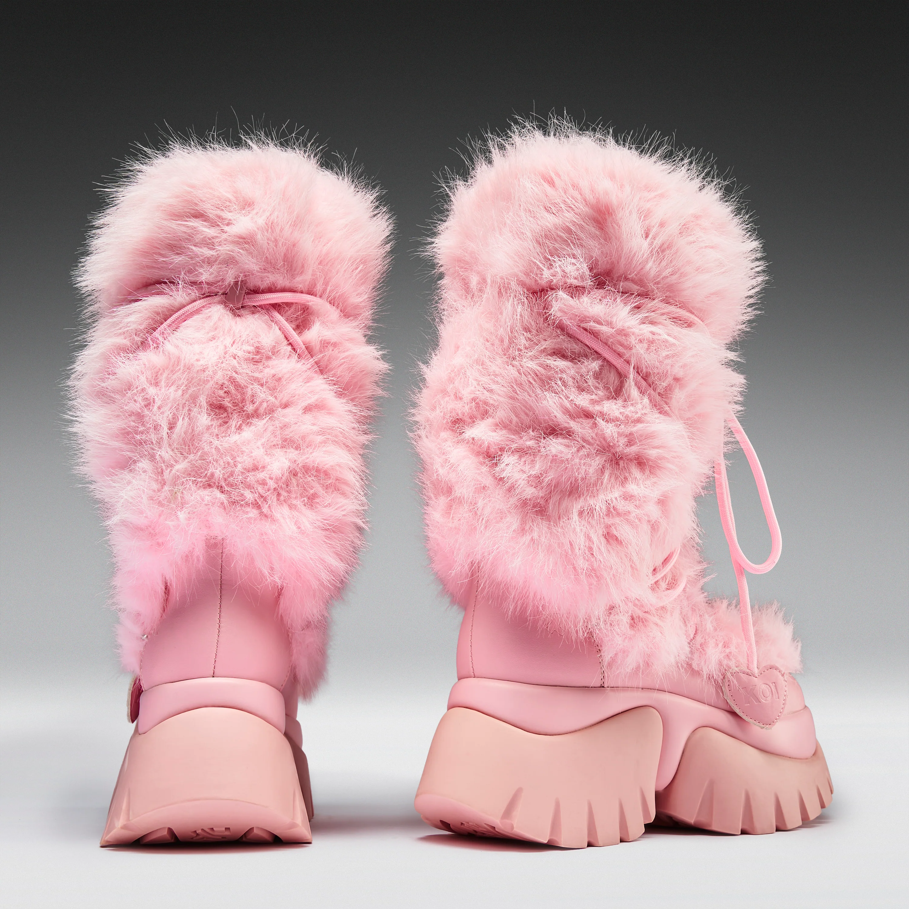 Kawaii Sasquatch Fluffy Snow Boots - Pink - Image 5