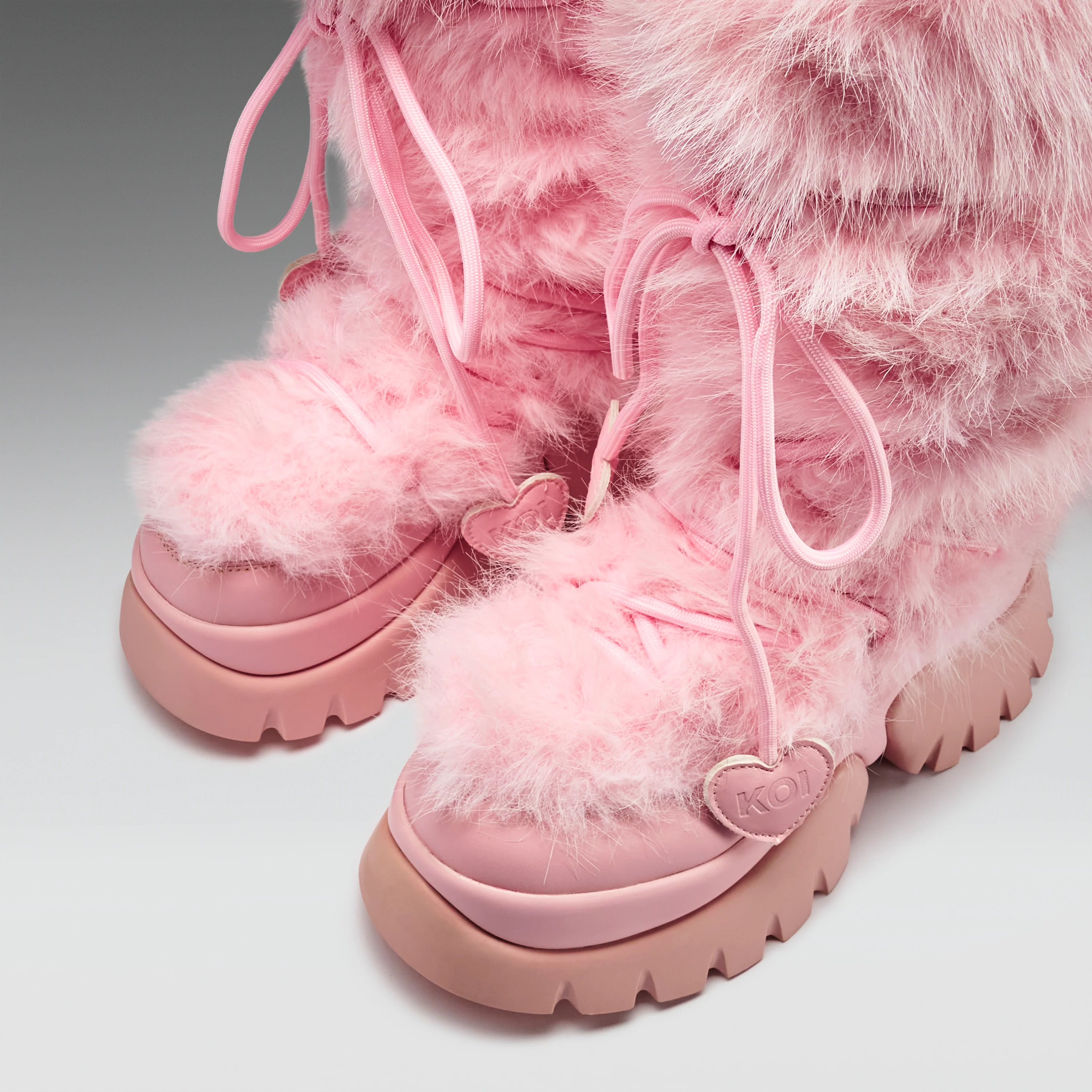 Kawaii Sasquatch Fluffy Snow Boots - Pink - Image 8