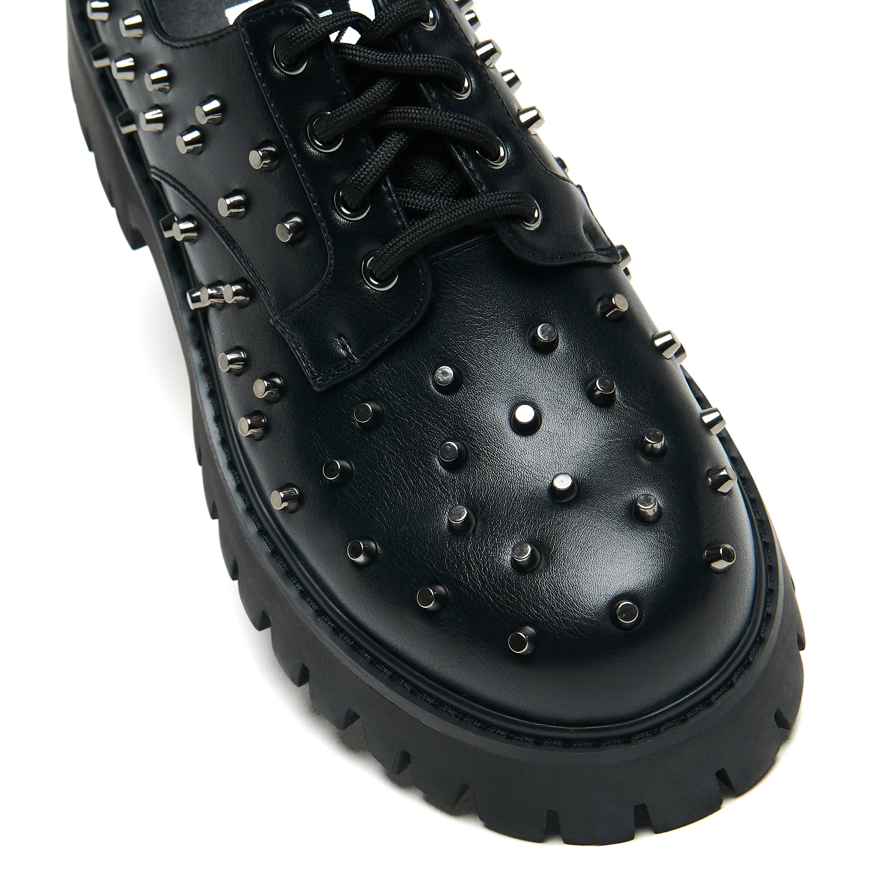 Penitent Men's Studded Shoes - Black - Image 7