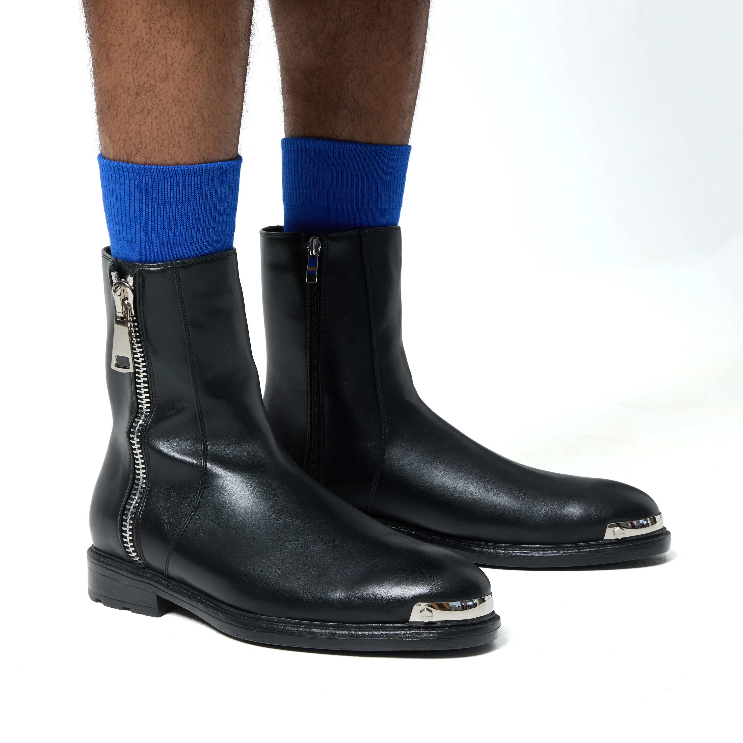 Regicide Men's Zip-up Boots - Black - Image 3