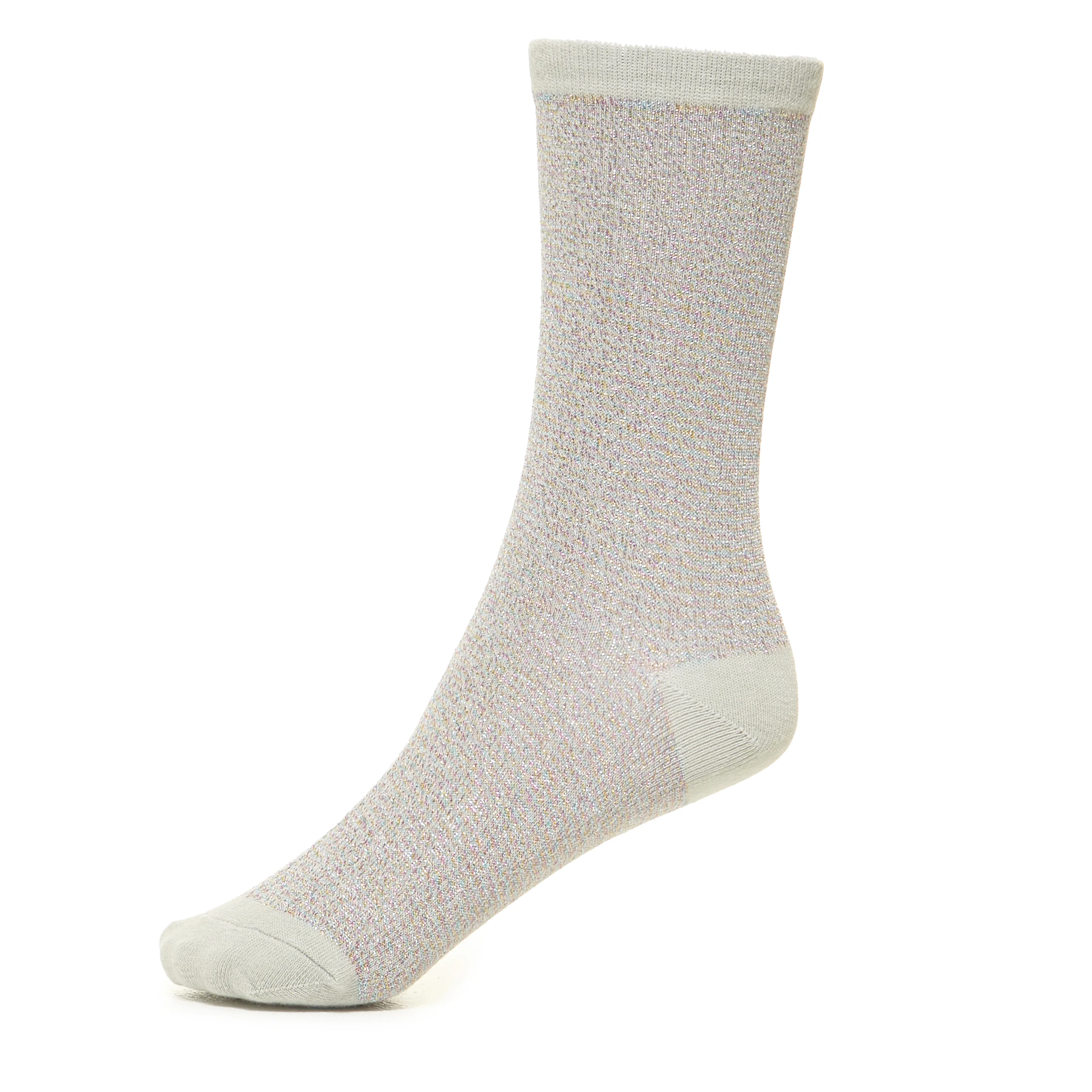 Silver Glitter Socks - Image 2