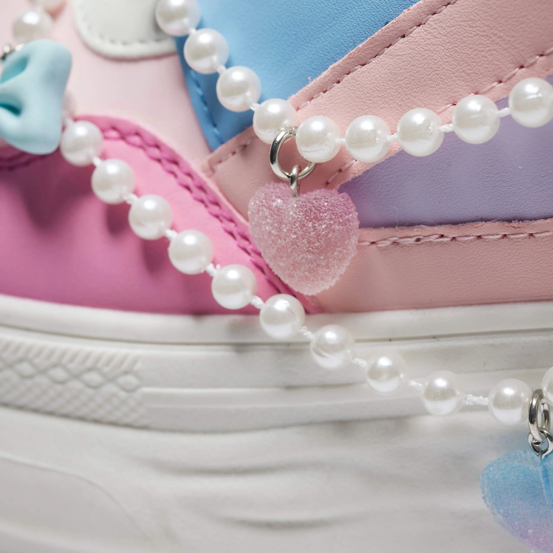 Sugar Wishes Chunky Hi Top Trainers - Pastel Multi - Image 4