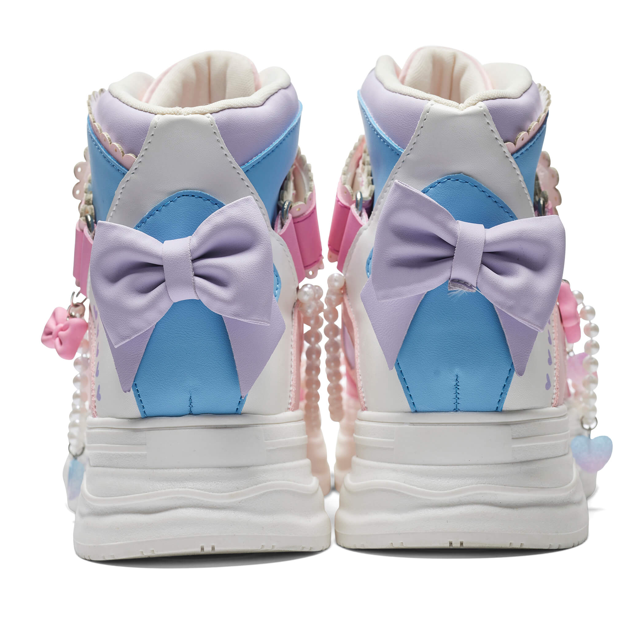 Sugar Wishes Chunky Hi Top Trainers - Pastel Multi - Image 5