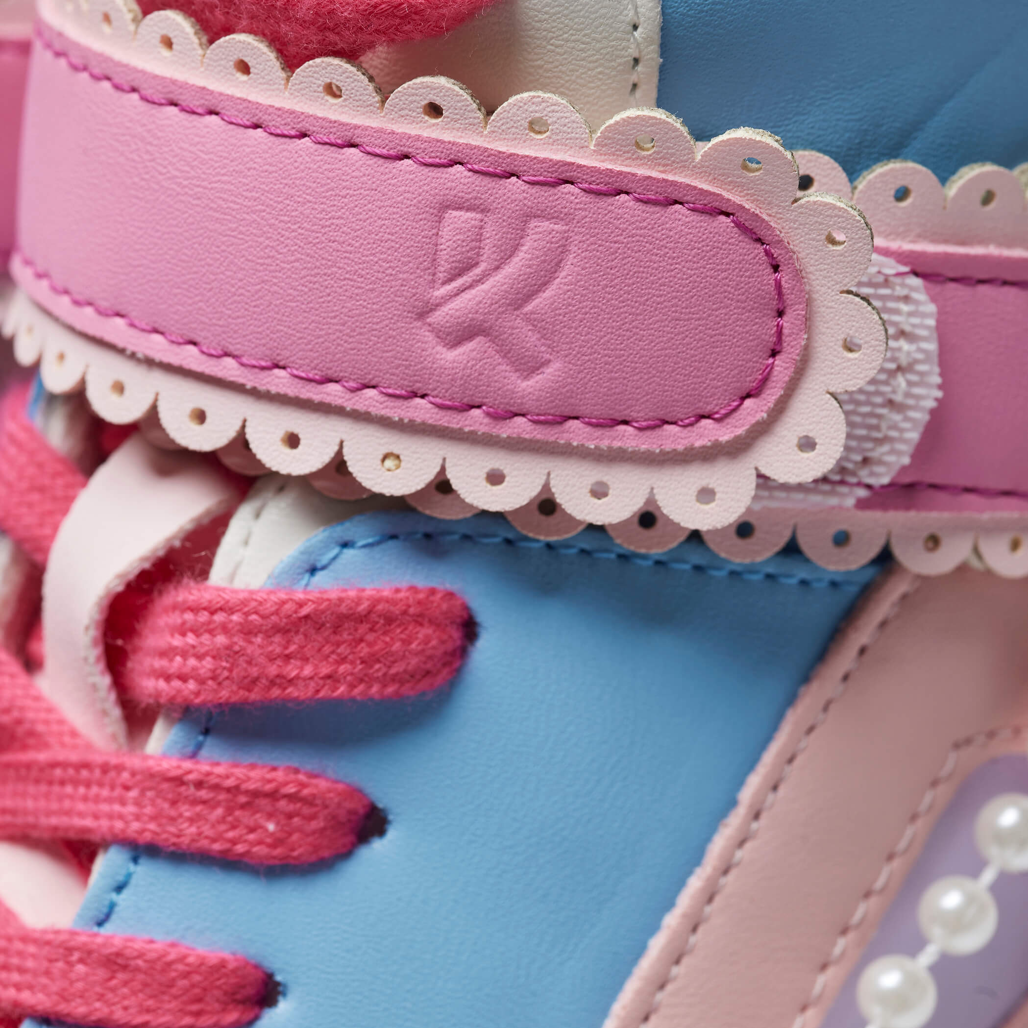 Sugar Wishes Chunky Hi Top Trainers - Pastel Multi - Image 6