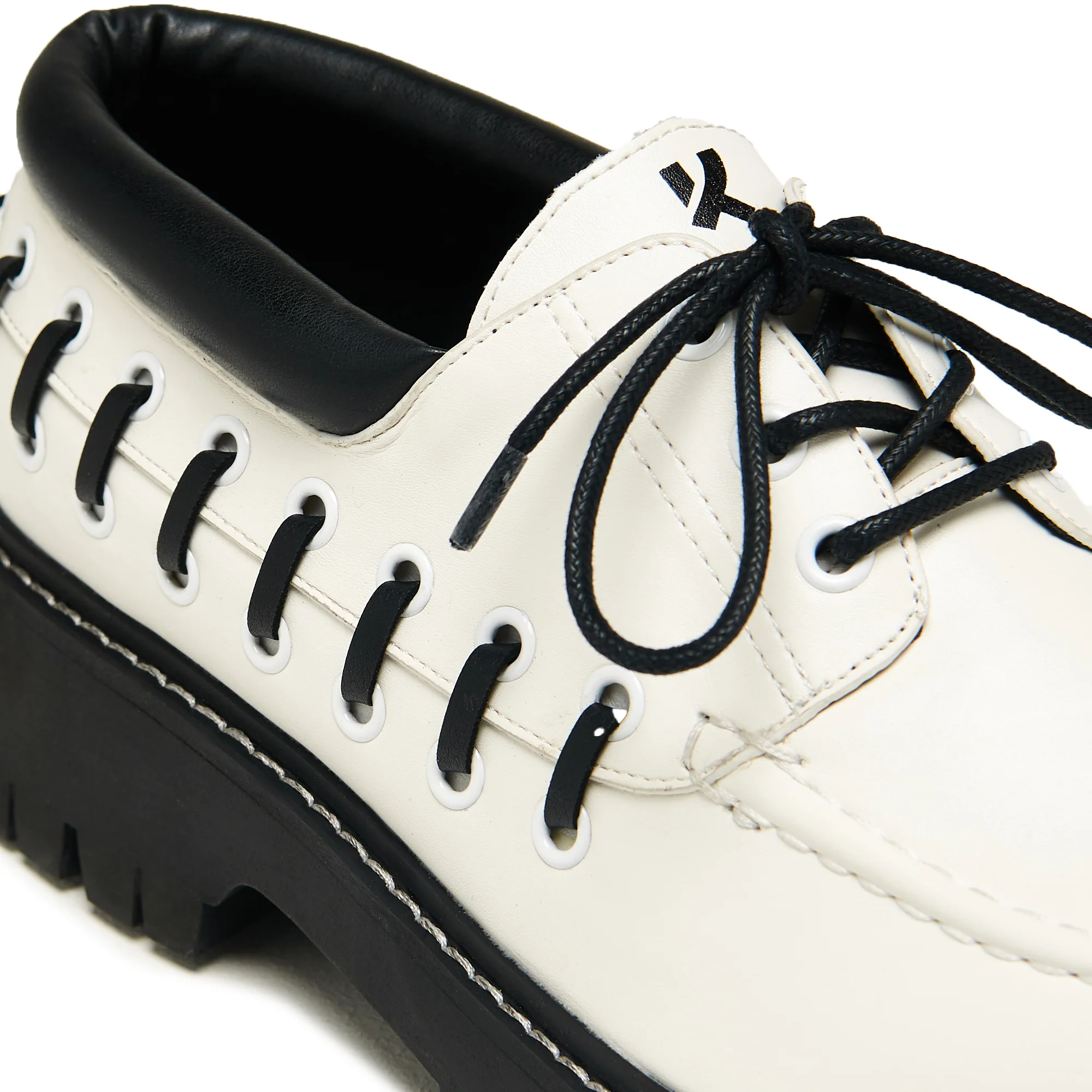 Tenar Men's Boat Shoes - Cream - Image 6