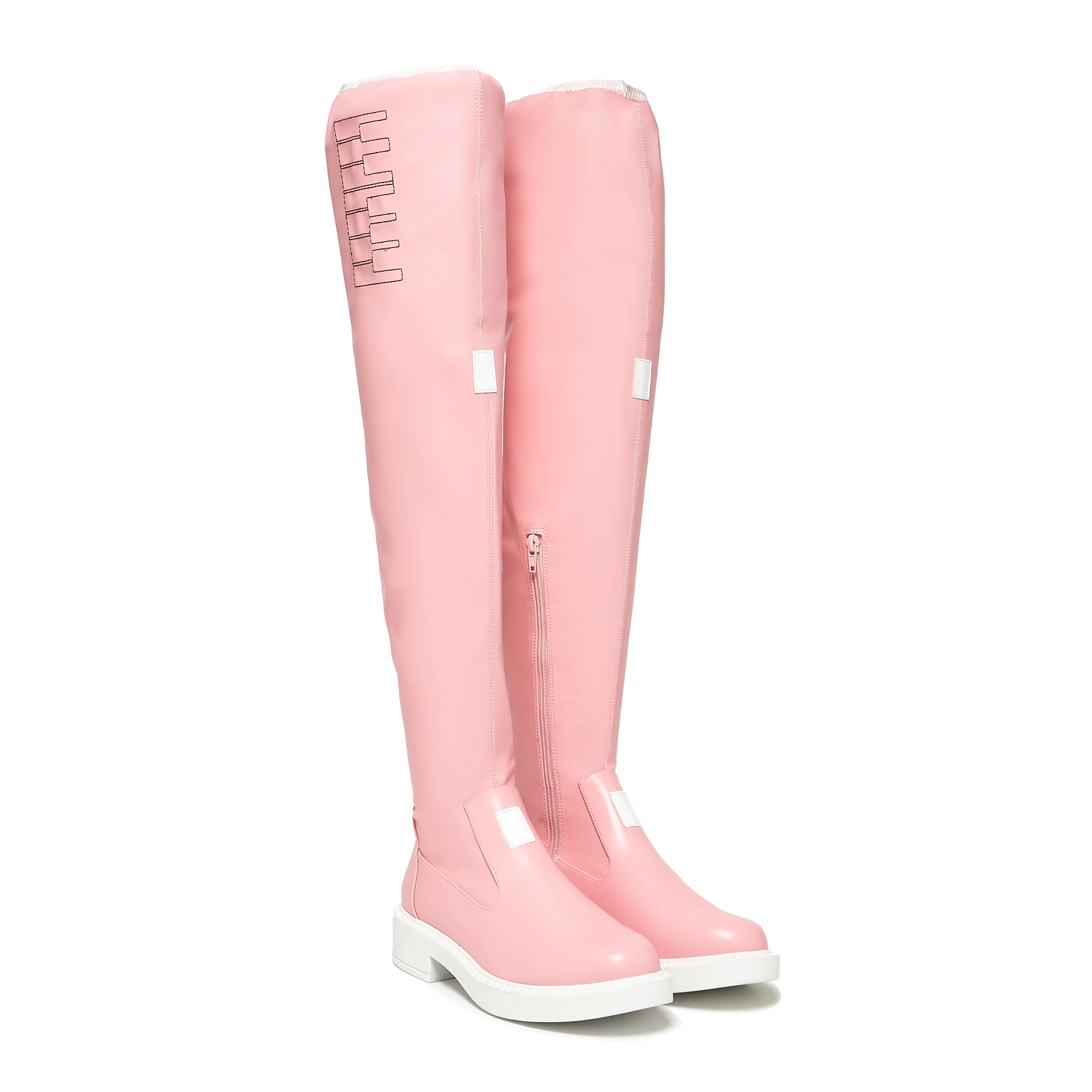 The Sakura Miku Long Boots - Pink - Image 2