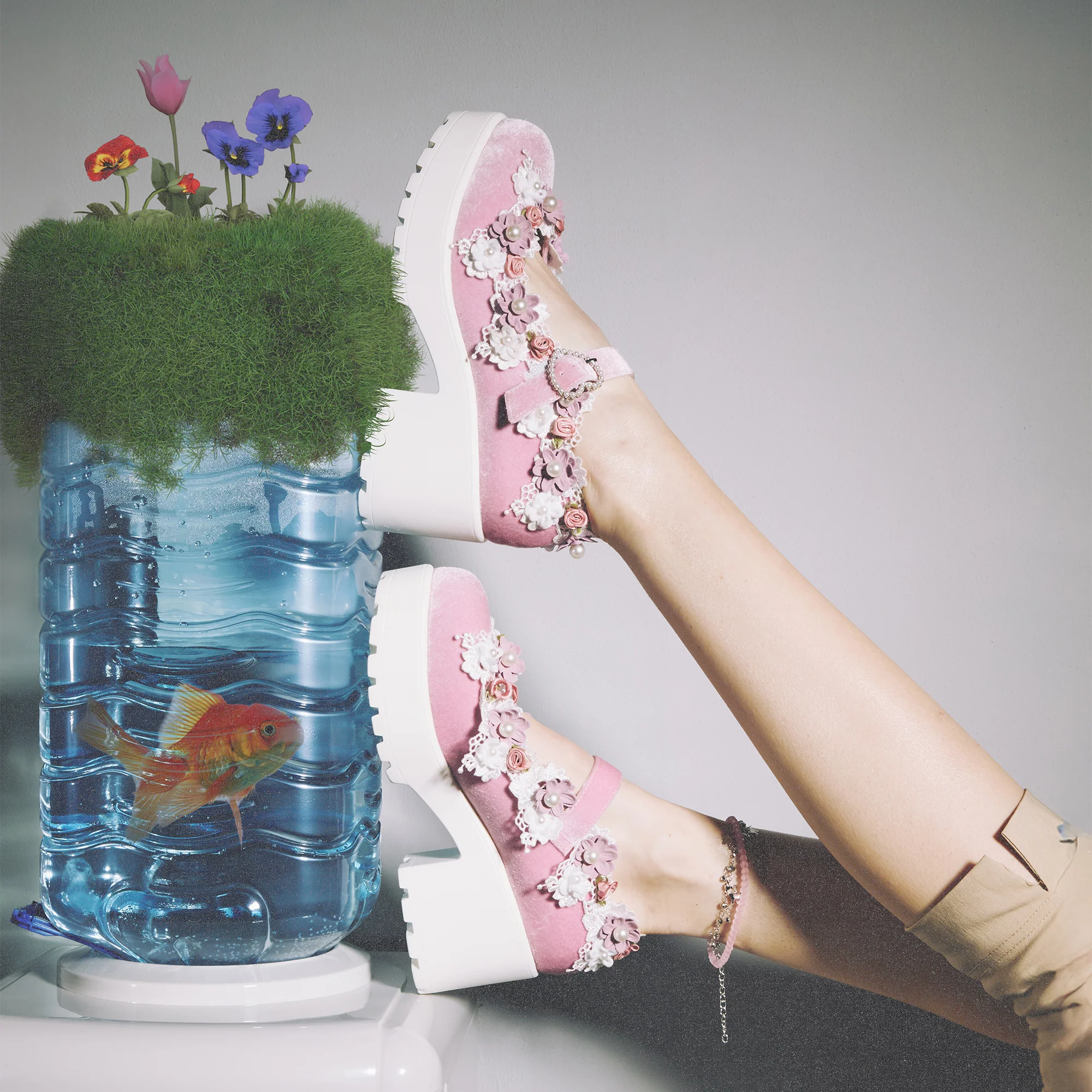 Tira Pink Mary Janes ‘Fairy Powder Edition’ - Image 7