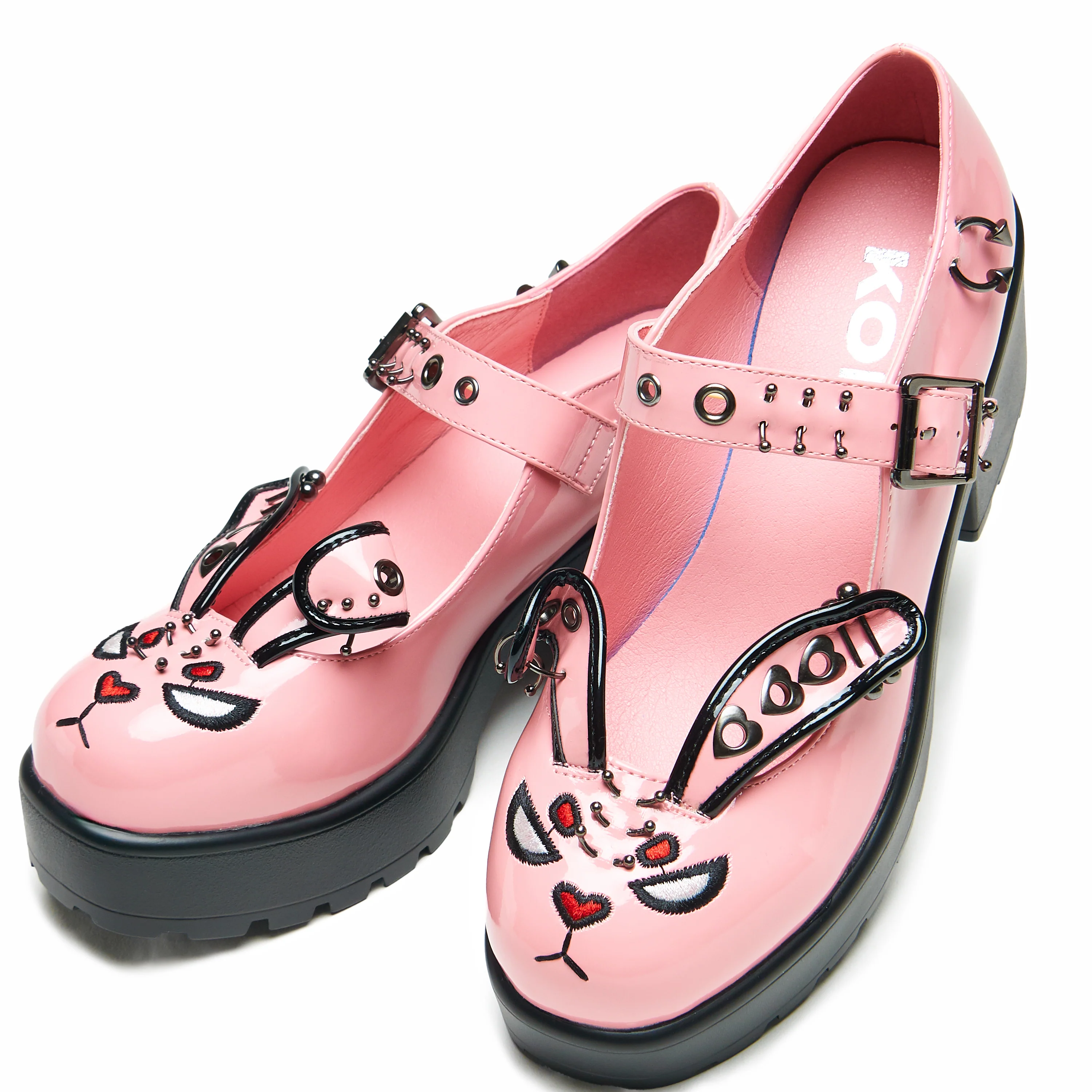 Tira Pink Mary Janes ‘Raver Bunny Edition’ - Image 3