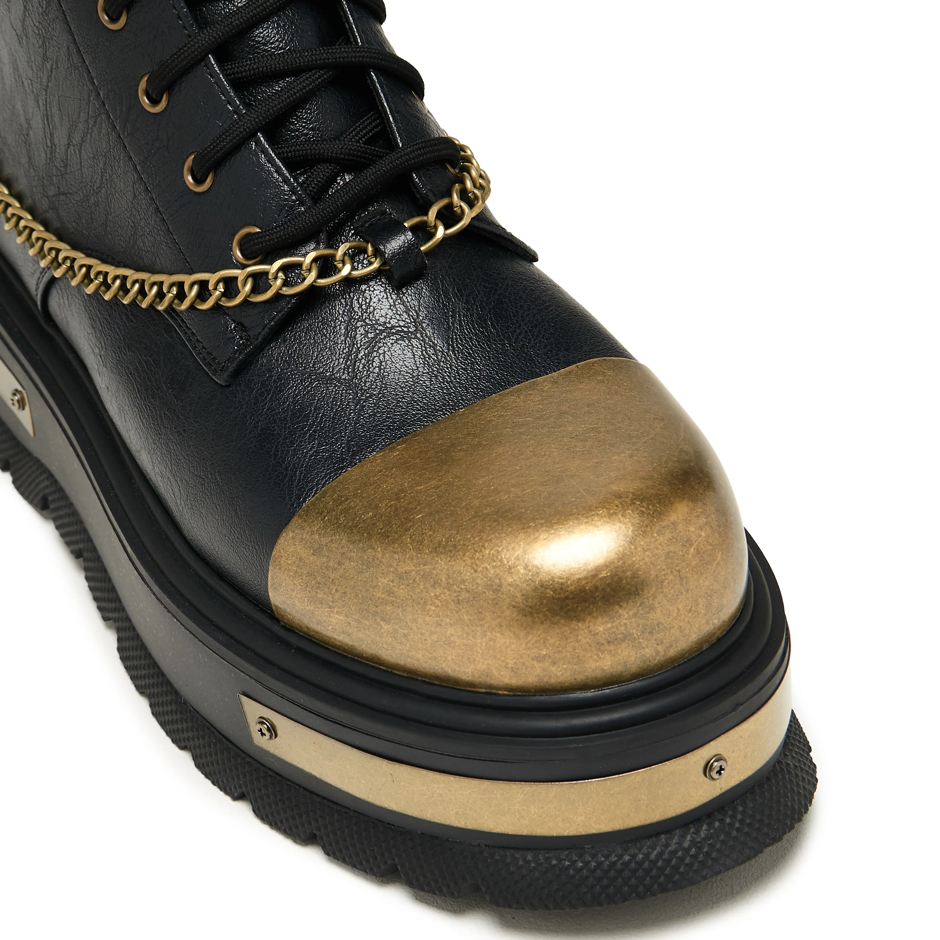 Vintage Borin Men's Platform Boots - Faded Ash - Image 6