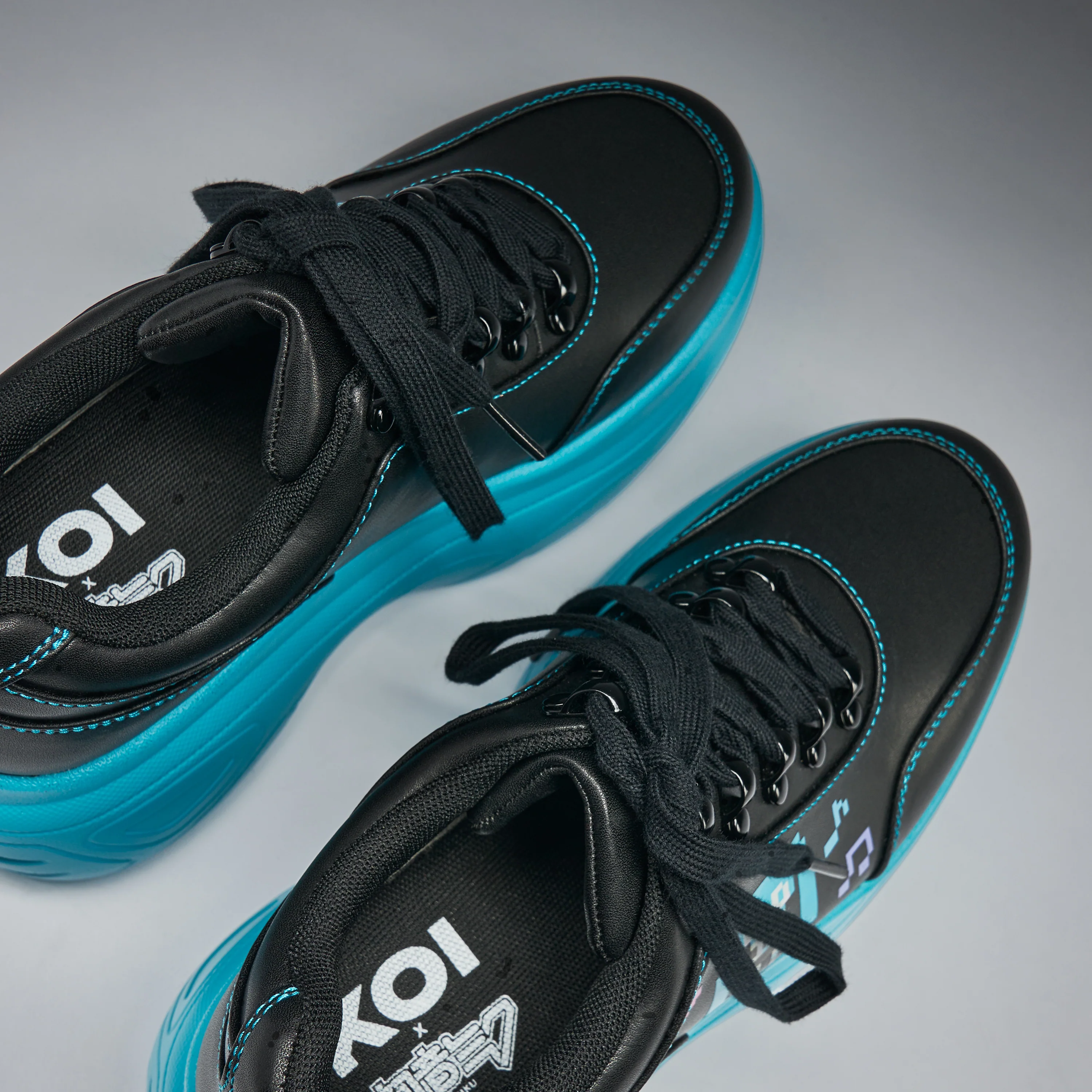 Virtual Diva Miku Chunky Trainers - Black - Image 7