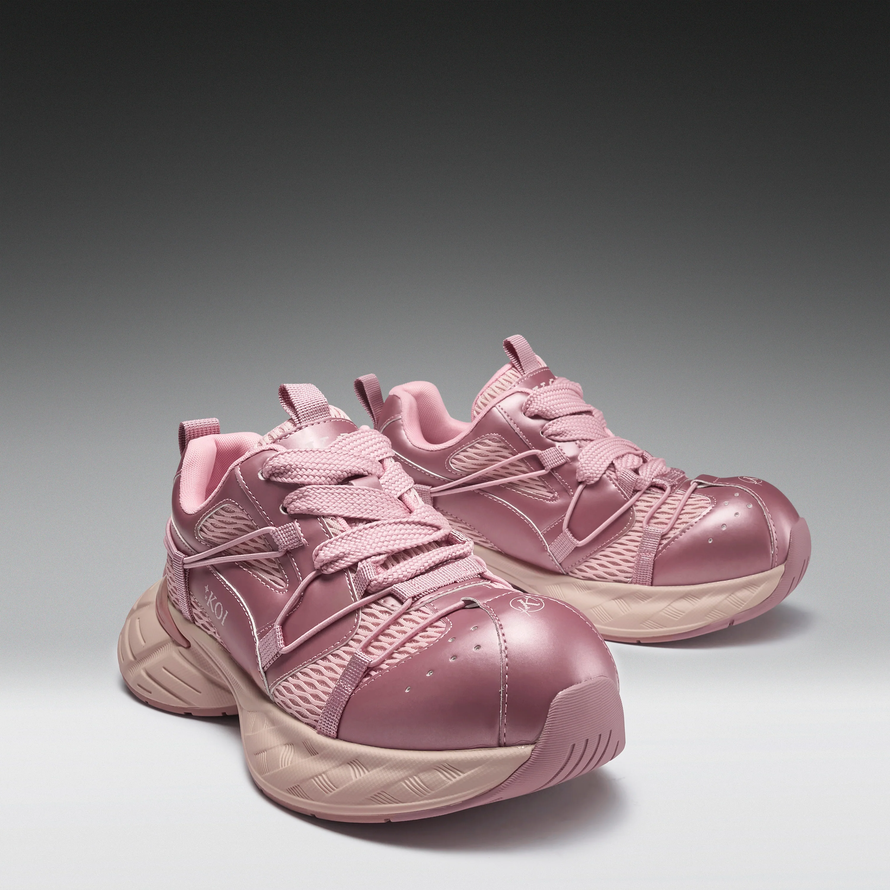Vortex Mega Chunky Trainers - Rose