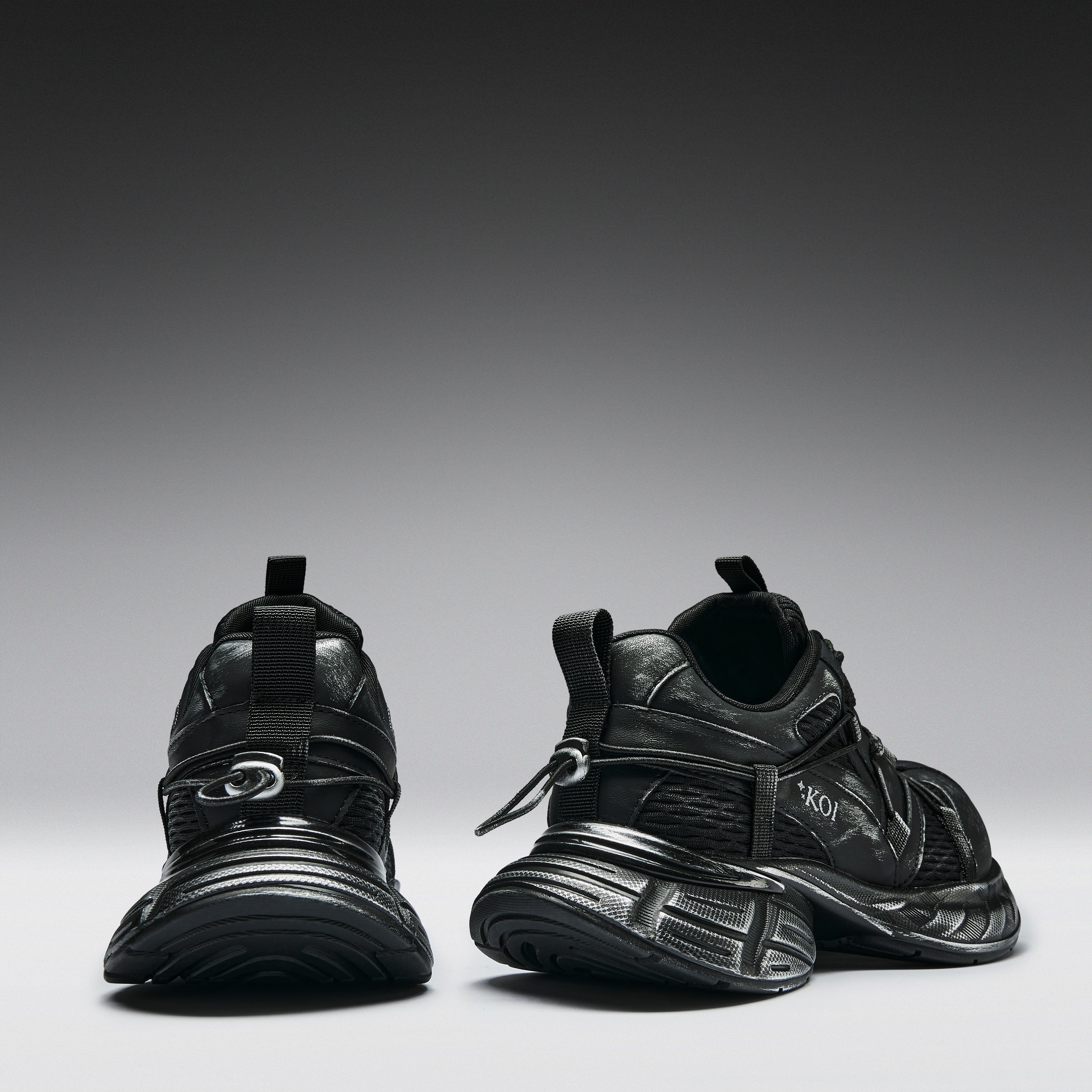 Vortex Mega Chunky Trainers - Slate - Image 3